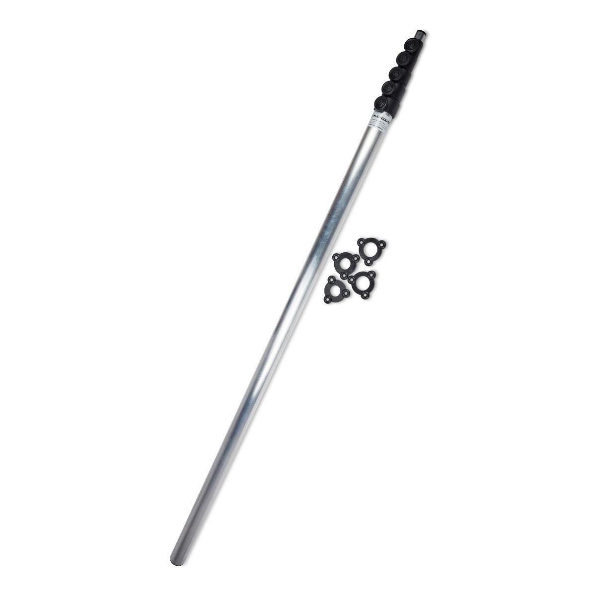 Moonraker LMA-L 33ft telescopic mast collapsed with supplied guy rings