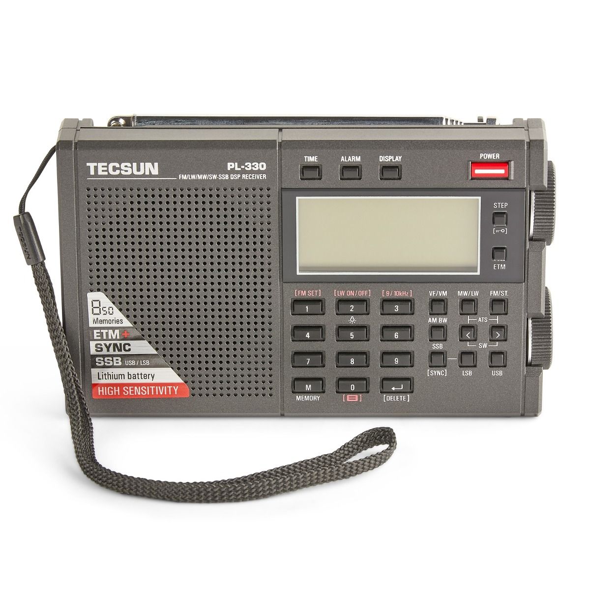 Tecsun PL-330 Pocket DSP Receiver FM/LW/MW/SW/SSB, ETM+, 850 Memories, 24hr Battery