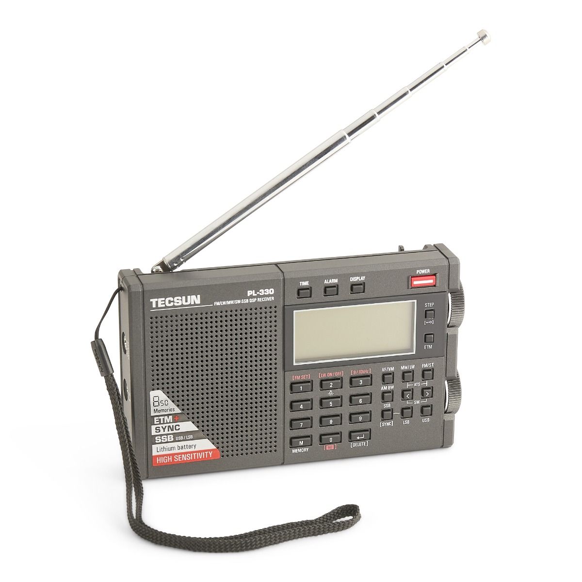 Tecsun PL-330 Pocket DSP Receiver FM/LW/MW/SW/SSB, ETM+, 850 Memories, 24hr Battery