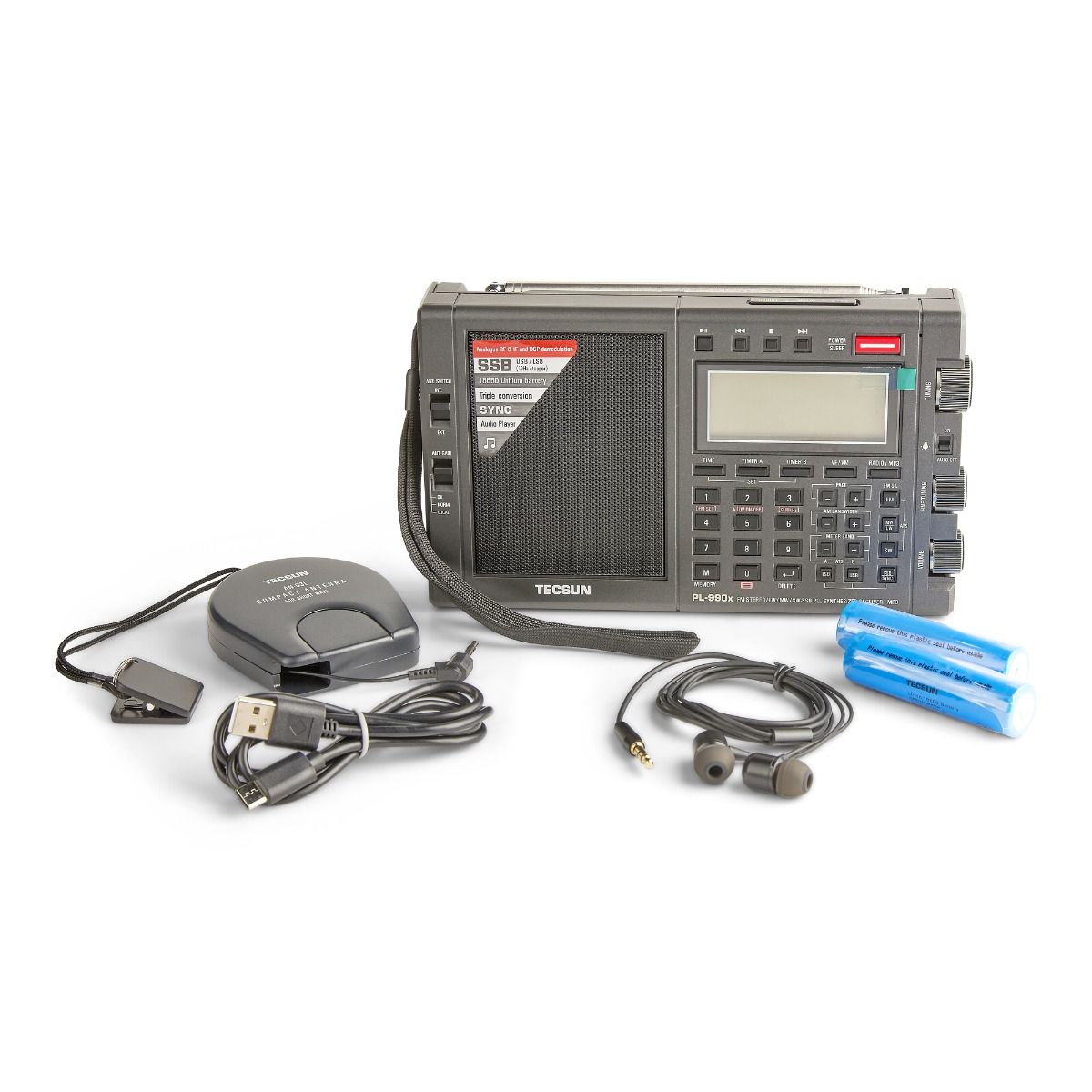 Tecsun PL-990X Multiband Digital Receiver LW/MW/SW/FM/SSB, 3150 Memories