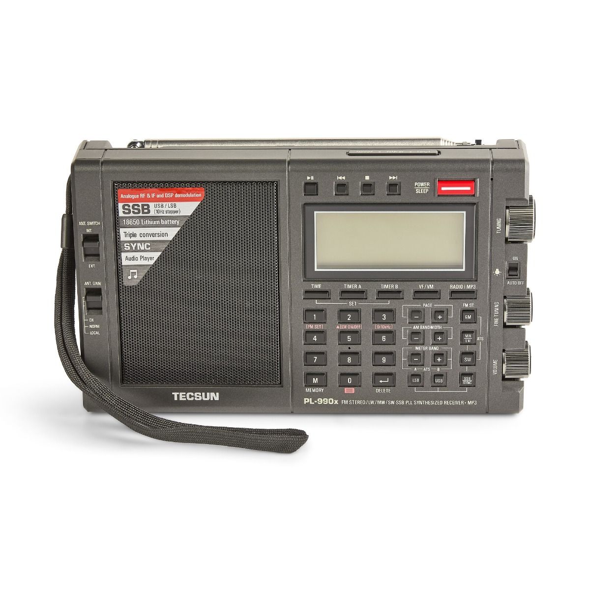 Tecsun PL-990X Multiband Digital Receiver LW/MW/SW/FM/SSB, 3150 Memories