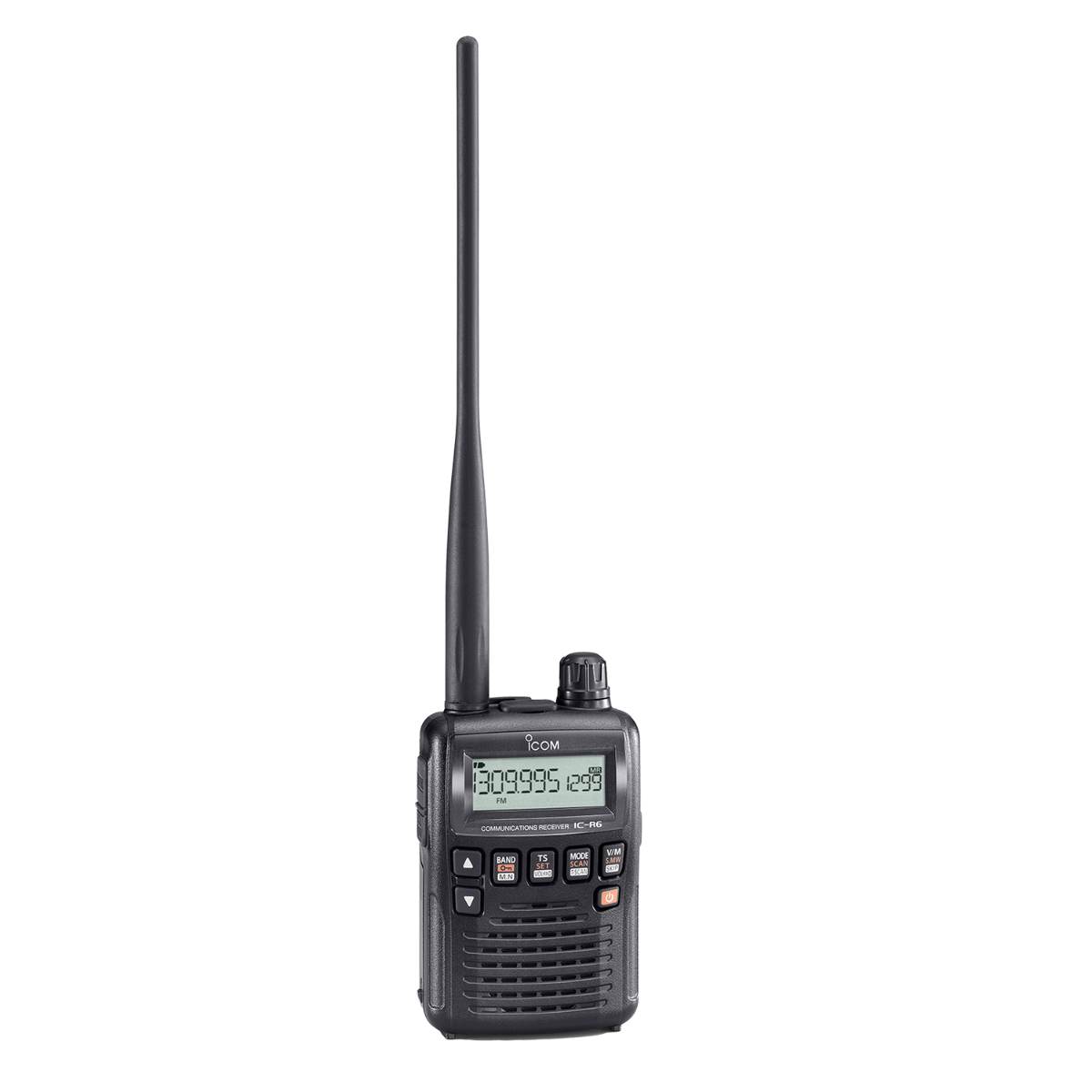 Icom IC-R6 Compact Wideband Receiver 0.1-1310 MHz, 1300 Channels, 15hr Battery