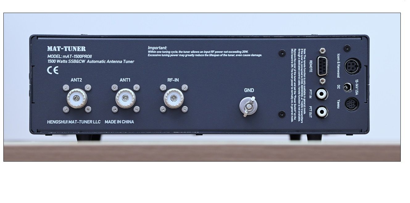 MAT 1500 PRO ll AUTOMATIC ANTENNA TUNER