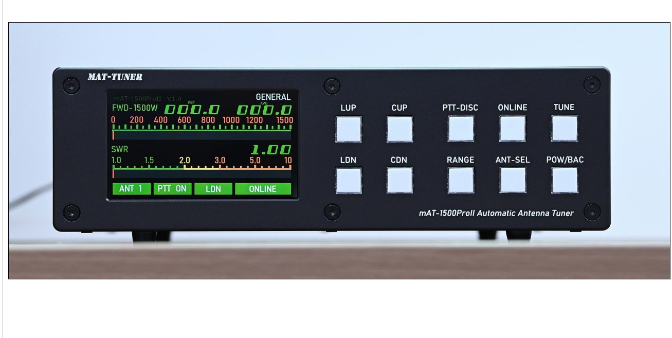 MAT 1500 PRO ll AUTOMATIC ANTENNA TUNER