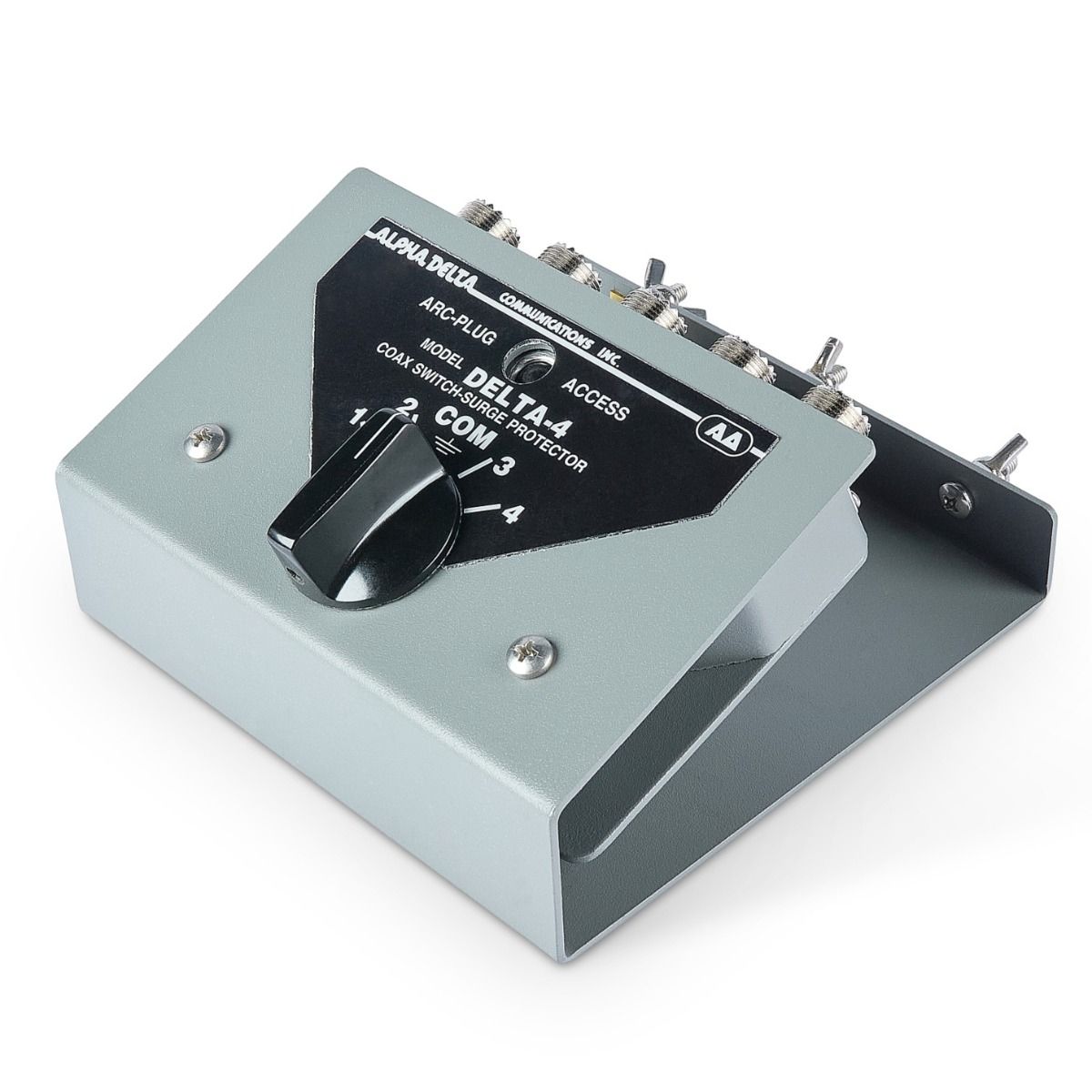 Alpha Delta ASC-4B Desktop Console Coaxial Switch, SO-239, 1500W, 4-Position