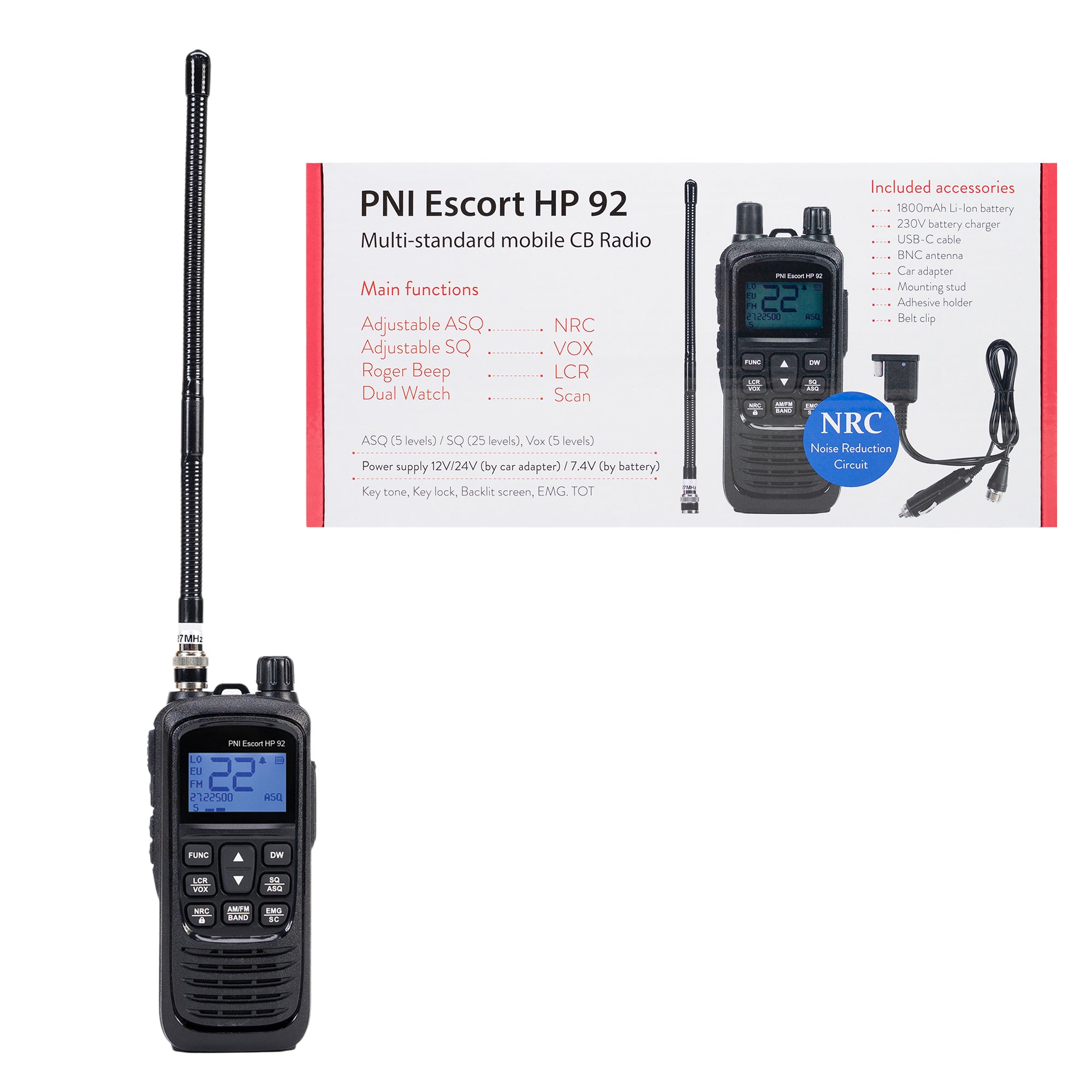 PNI ESCORT HP 92