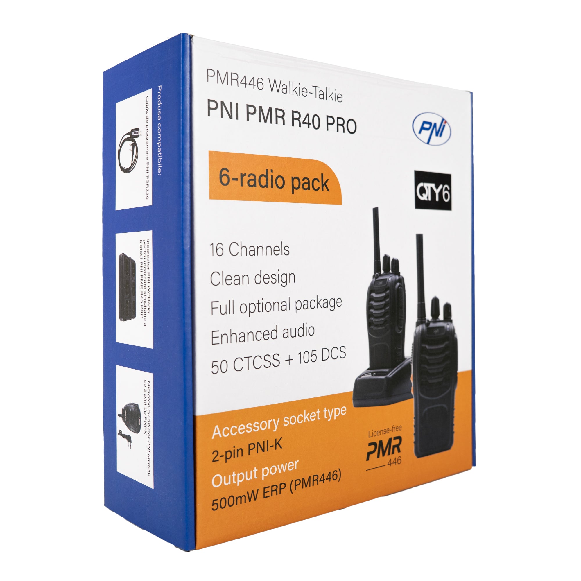 PNI PMR R40 PRO - 6 Radio Pack