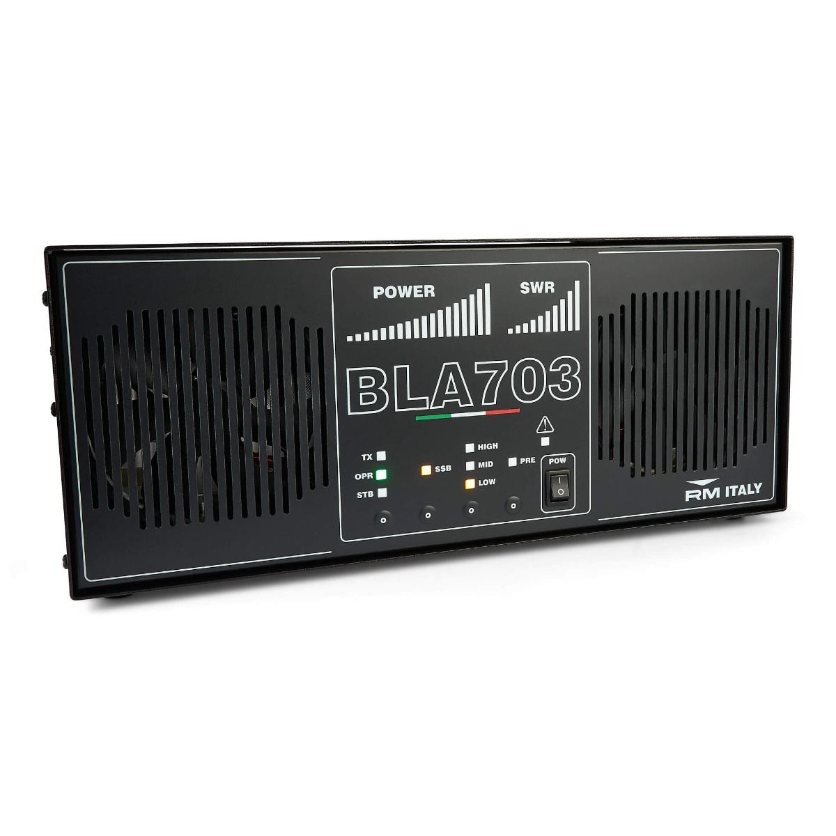 RM Italy BLA703 500W HF Base Station Amplifier 25-30MHz, CB & 10m, SMPS, VOX/PTT, 100-240VAC