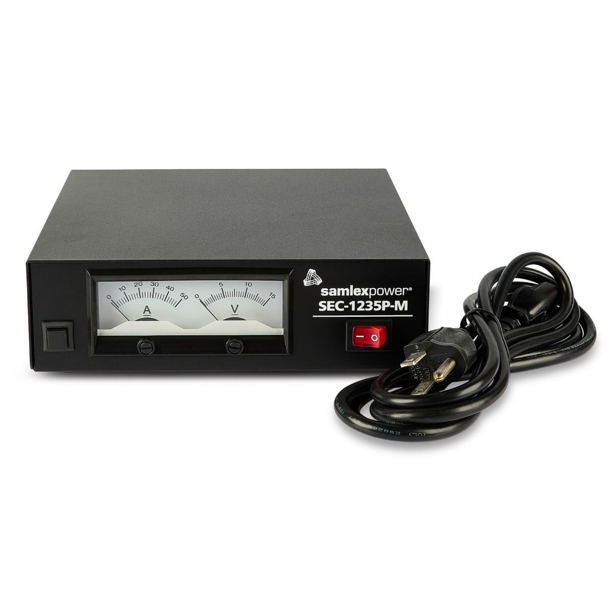Samlex SEC-1235P-M 30A Switching Power Supply 13.8V, Backlit Meters
