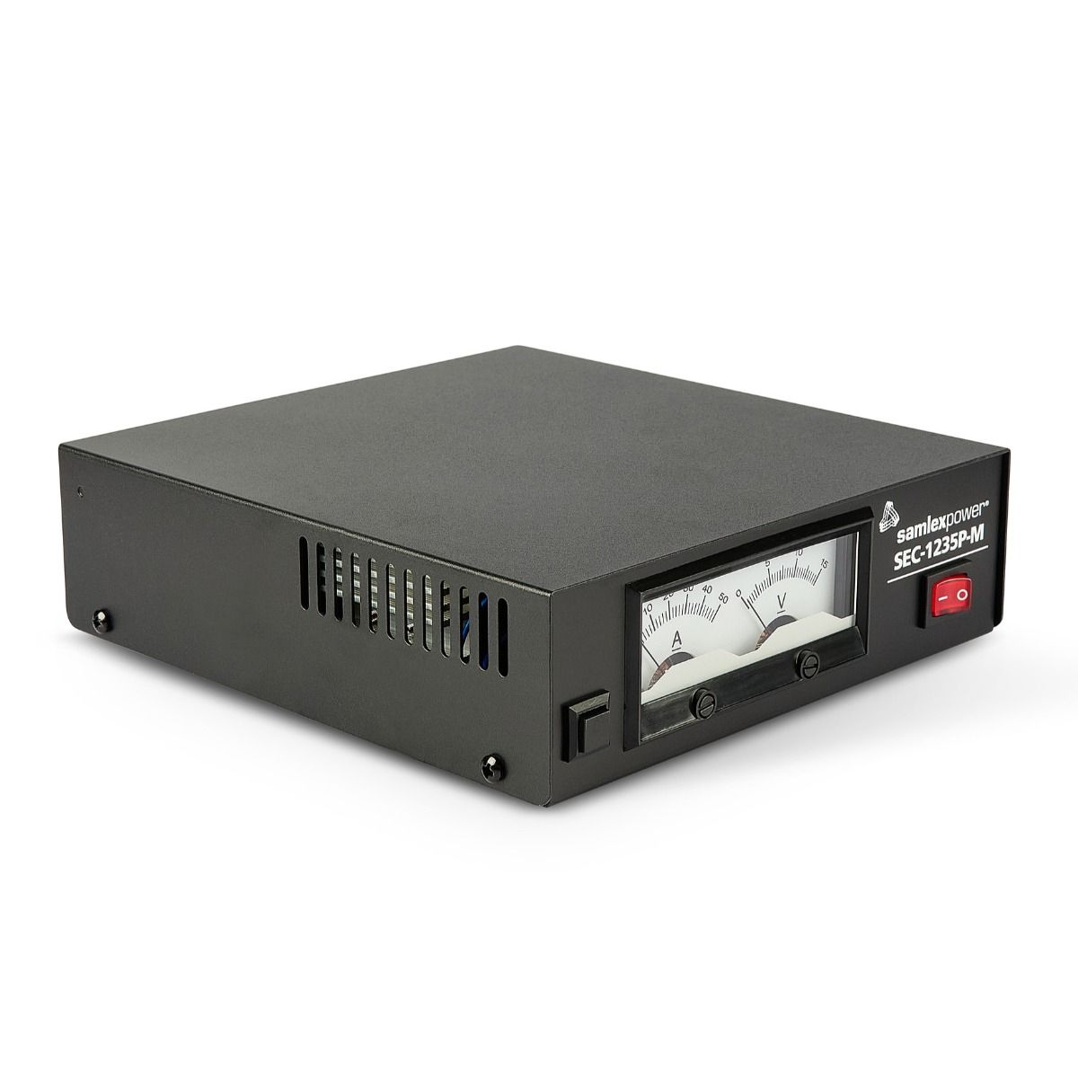 Samlex SEC-1235P-M 30A Switching Power Supply 13.8V, Backlit Meters