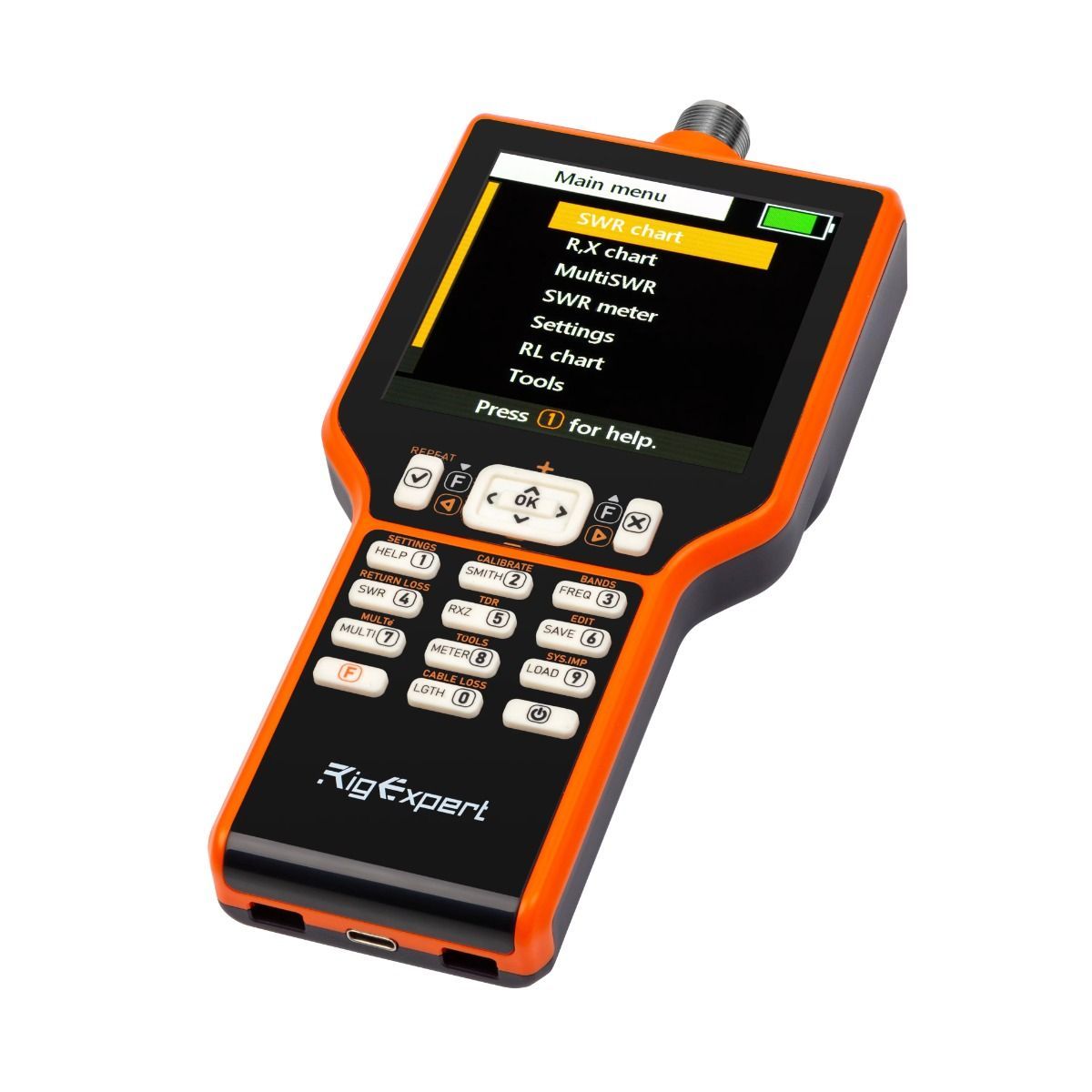 RigExpert MATCH Antenna & Cable Analyser 0.1-70 MHz, Upgradeable to 500 MHz