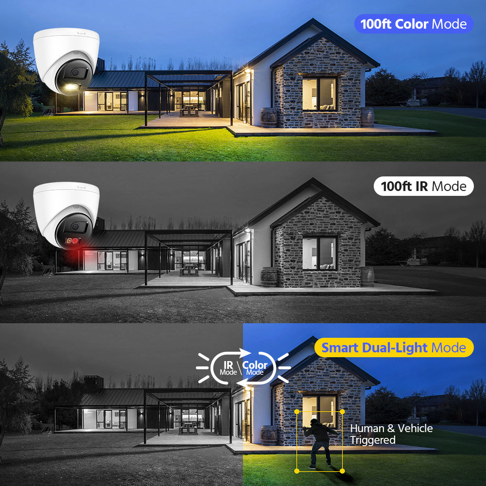 HIZONE PRO 8K COLORVU WITH 2 WAY AUDIO 2.8mm BLACK