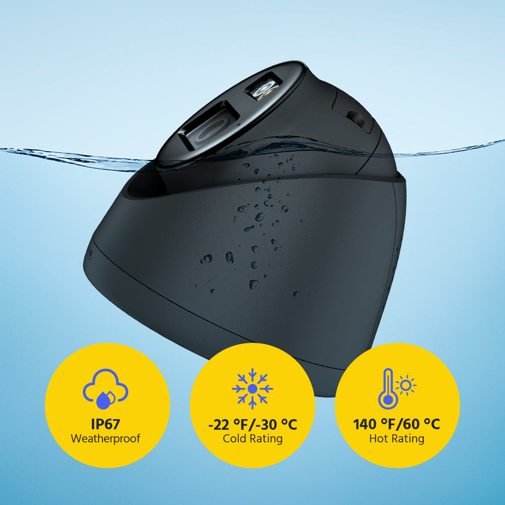 HIZONE PRO 4K COLORVU WITH 2 WAY AUDIO 2.8mm BLACK