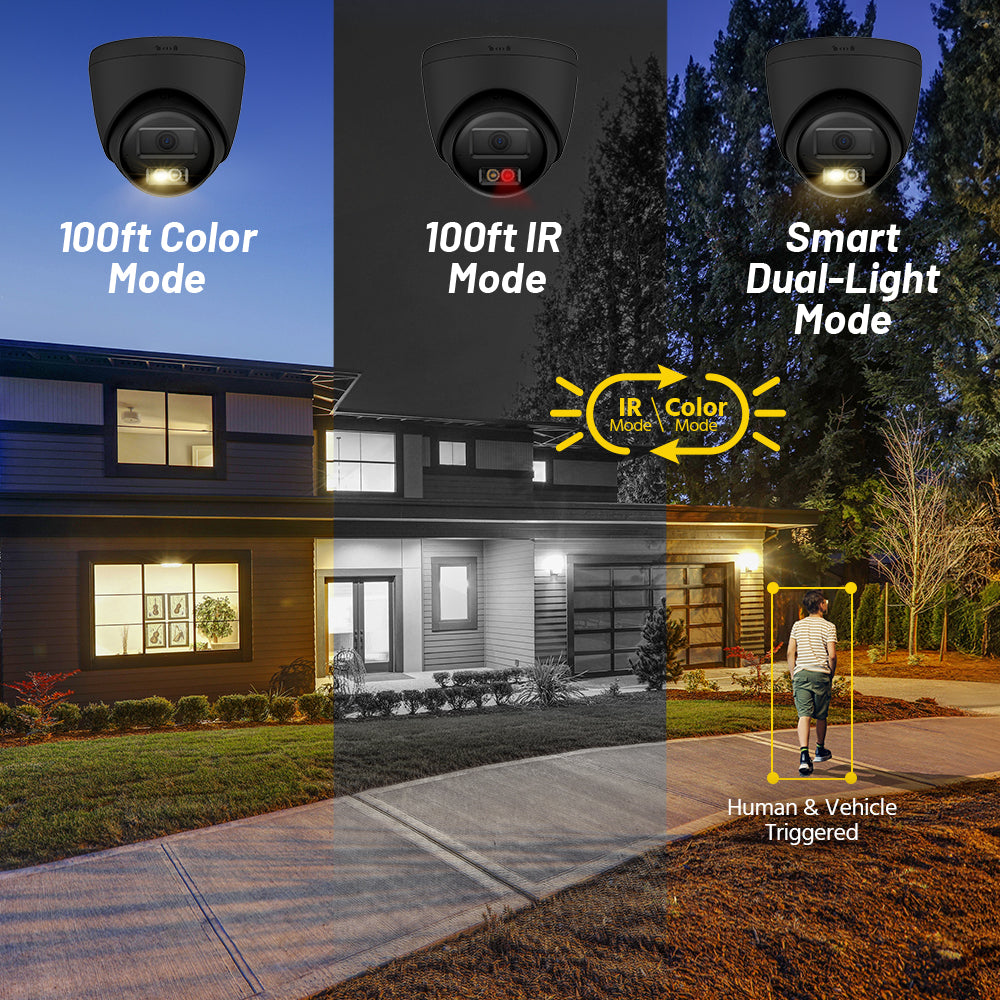 HIZONE PRO 4K COLORVU WITH 2 WAY AUDIO 2.8mm BLACK