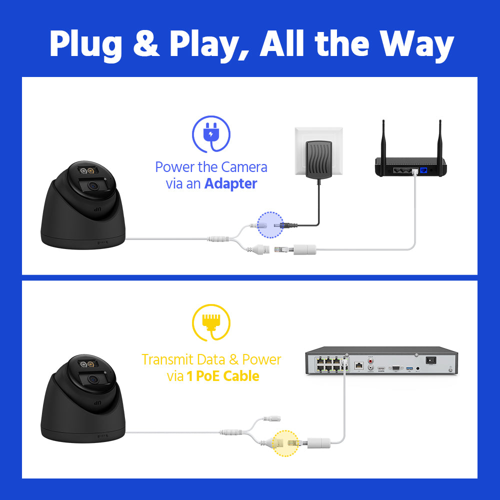 HIZONE PRO 4K COLORVU WITH 2 WAY AUDIO 2.8mm BLACK