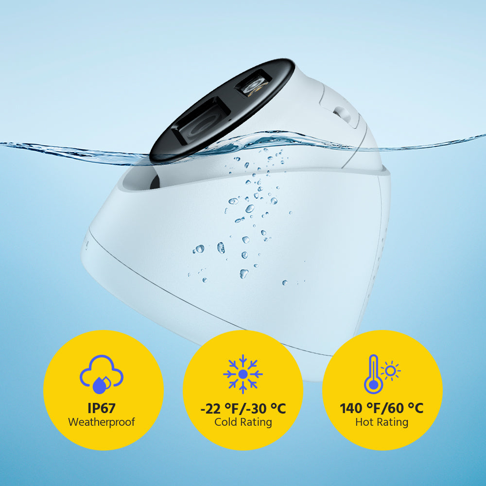 HIZONE PRO 4K COLORVU WITH 2 WAY AUDIO 2.8mm WHITE