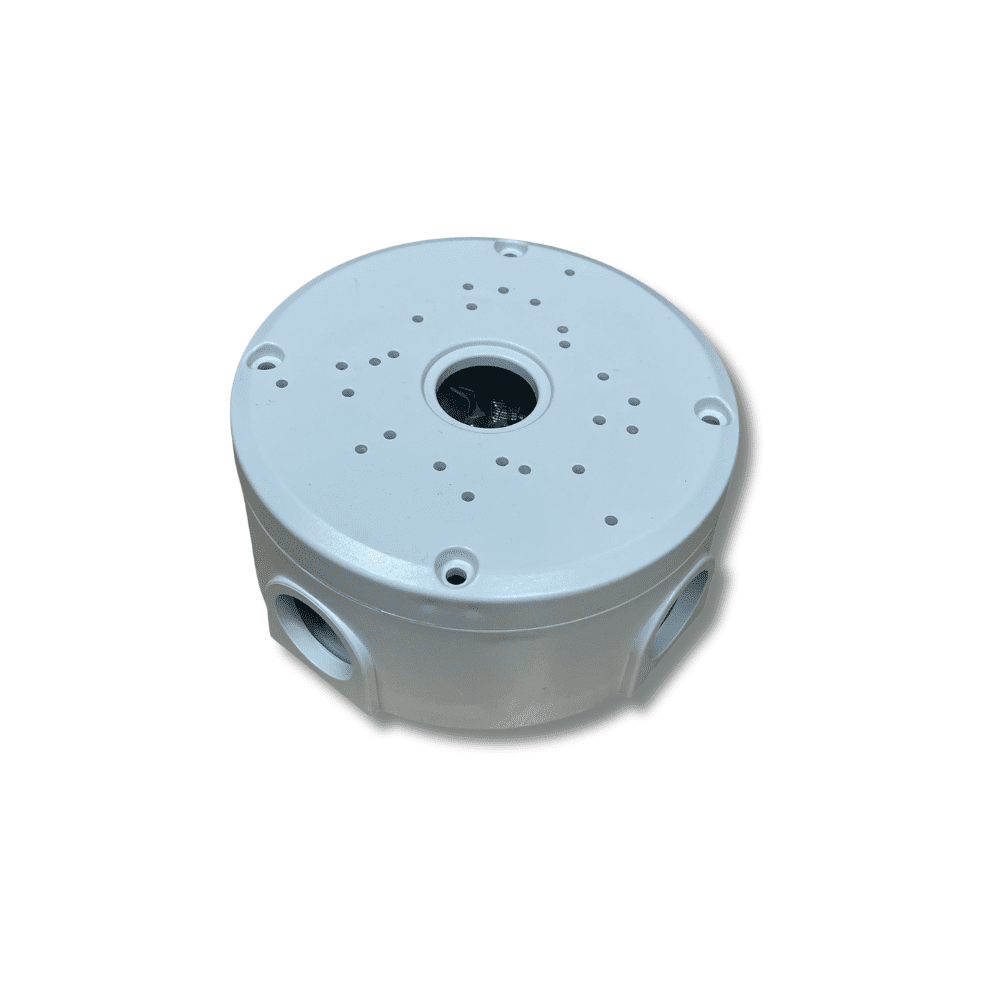 Outdoor IP Junction Box Round 120x120x54mm – WHITE – Kamsat