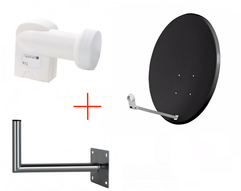 DISH 90CM GREY KIT