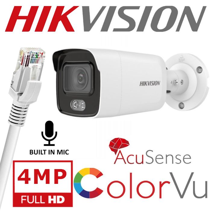 HIKVISION 4MP COLORVU DS-2CD2047G2-LU