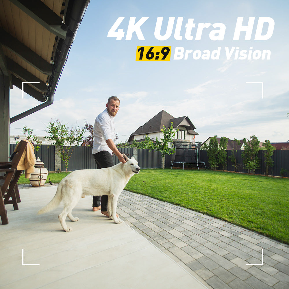 Hizone pro – Smart Hybrid Light ColorVu Two-Way Audio Fixed Turret Camera T289W-HT 4K 8MP, 3840×2160 @ 15 fps (White)
