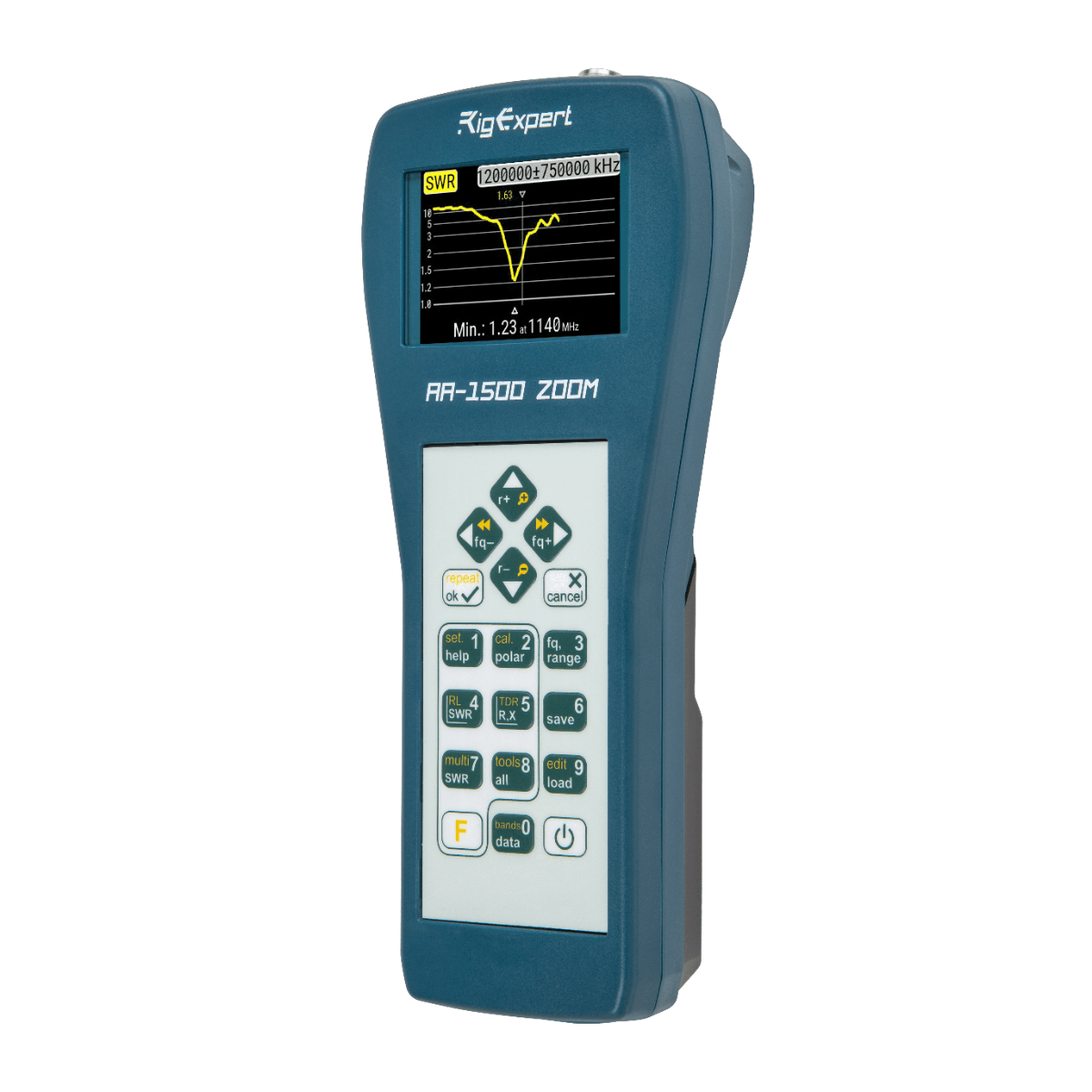 RigExpert AA-1500 ZOOM Antenna & Cable Analyser 0.1-1500 MHz, SWR, TDR, Bluetooth