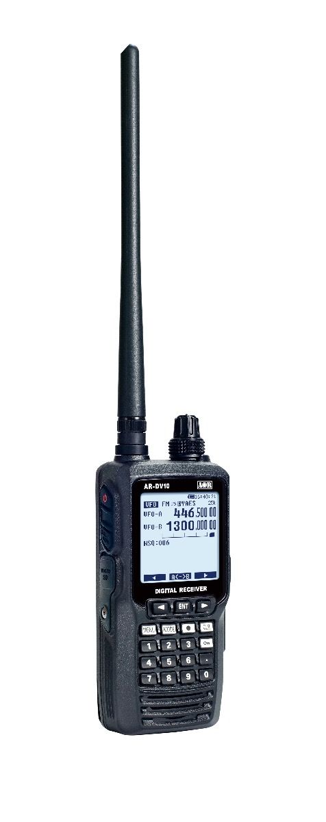 AOR AR-DV10 Wideband Digital Handheld Scanner 100kHz-1300MHz, SDR, Multi-Mode