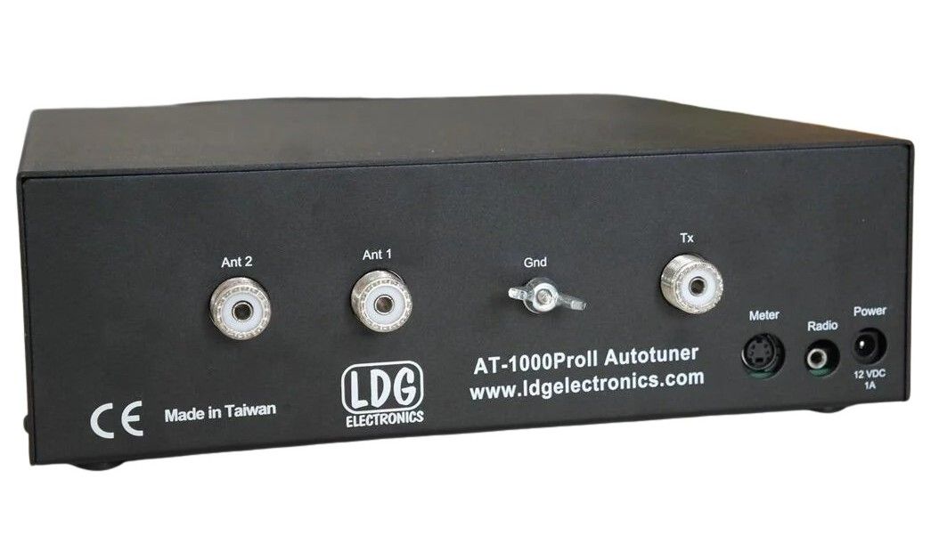 LDG AT-1000ProII Automatic Antenna Tuner 1kW, 1.8-54MHz, 4000 Memories, Dual Antenna