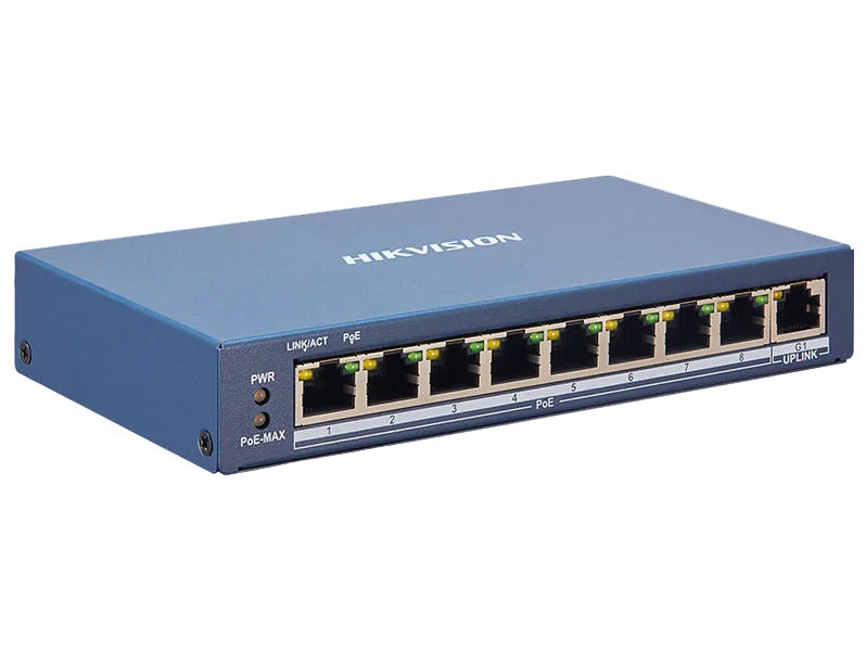 HIKVISION 8 Port PoE Smart Managed Switch DS-3E1309P-EI