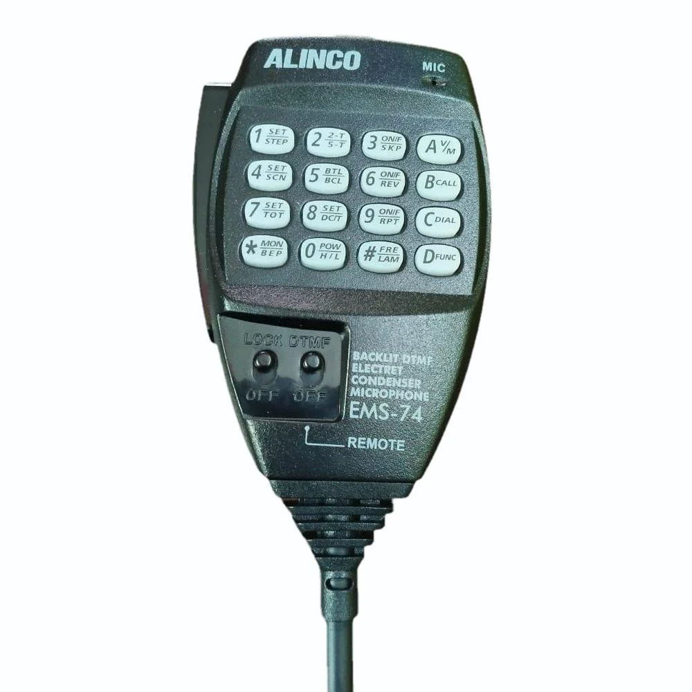 Alinco EMS-74 Dynamic Hand Microphone DTMF Keypad, 8-Pin, Most Alinco Models