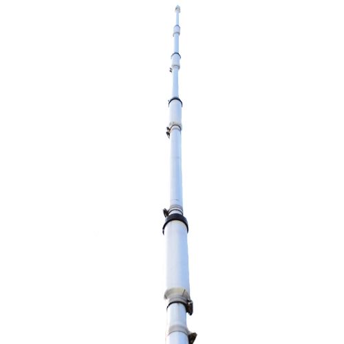 Hustler 6-BTV HF Vertical Base Antenna 6-Band 10-80m, 1kW, 7.3m, 50Ω