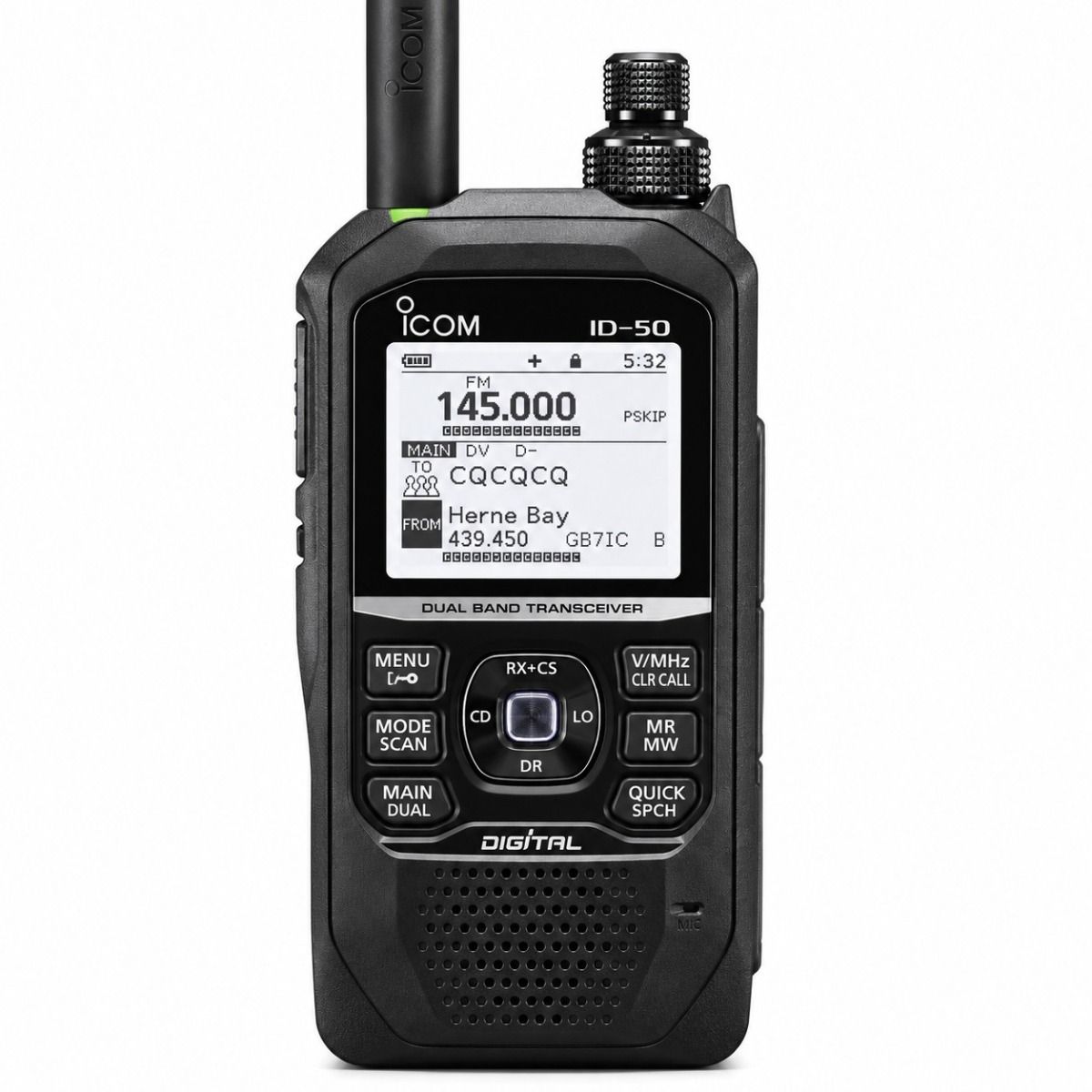 ICOM ID-50E Dual Band Handheld Transceiver