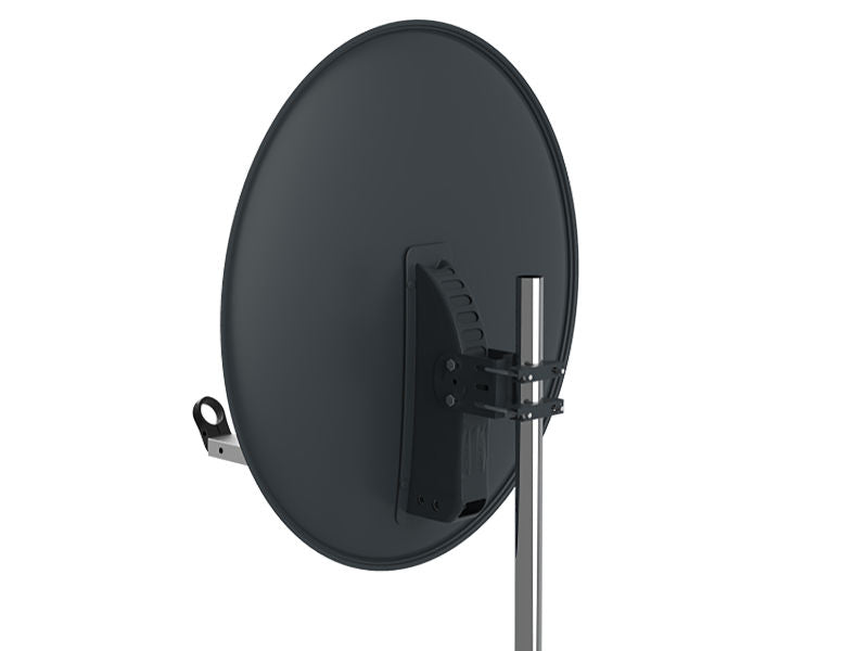 Triax TDS Pro 80cm Satellite Dish — Dark Graphite Galvanised Steel