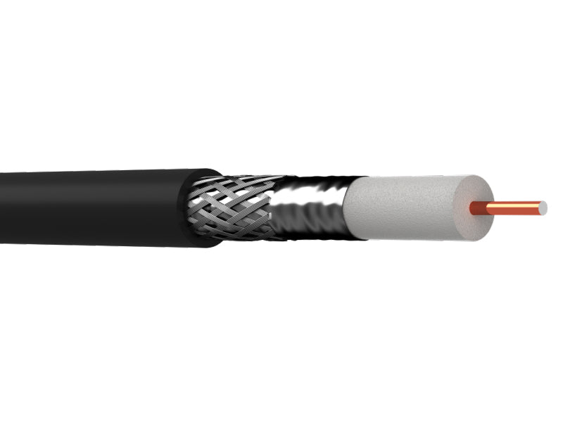 RG6 BLACK PVC SATELLITE CABLE