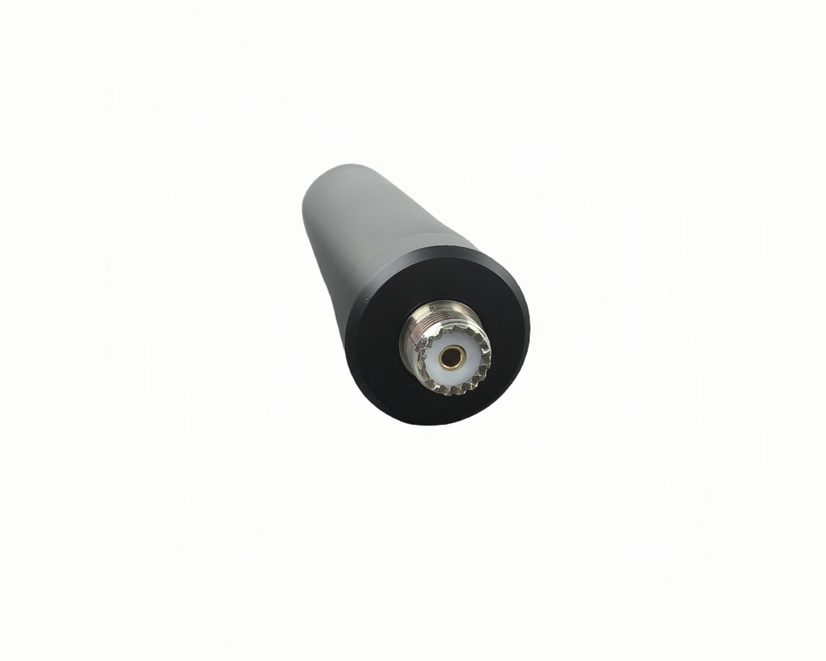 JBALUN-915 RF isolator showing the UHF female SO-239 connector