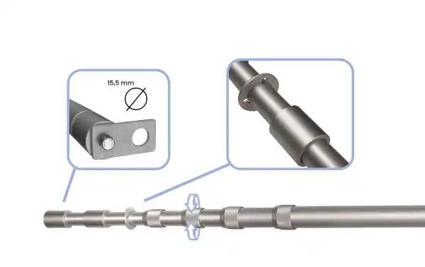 Diamond DAP600 6m Telescopic Antenna Mast
