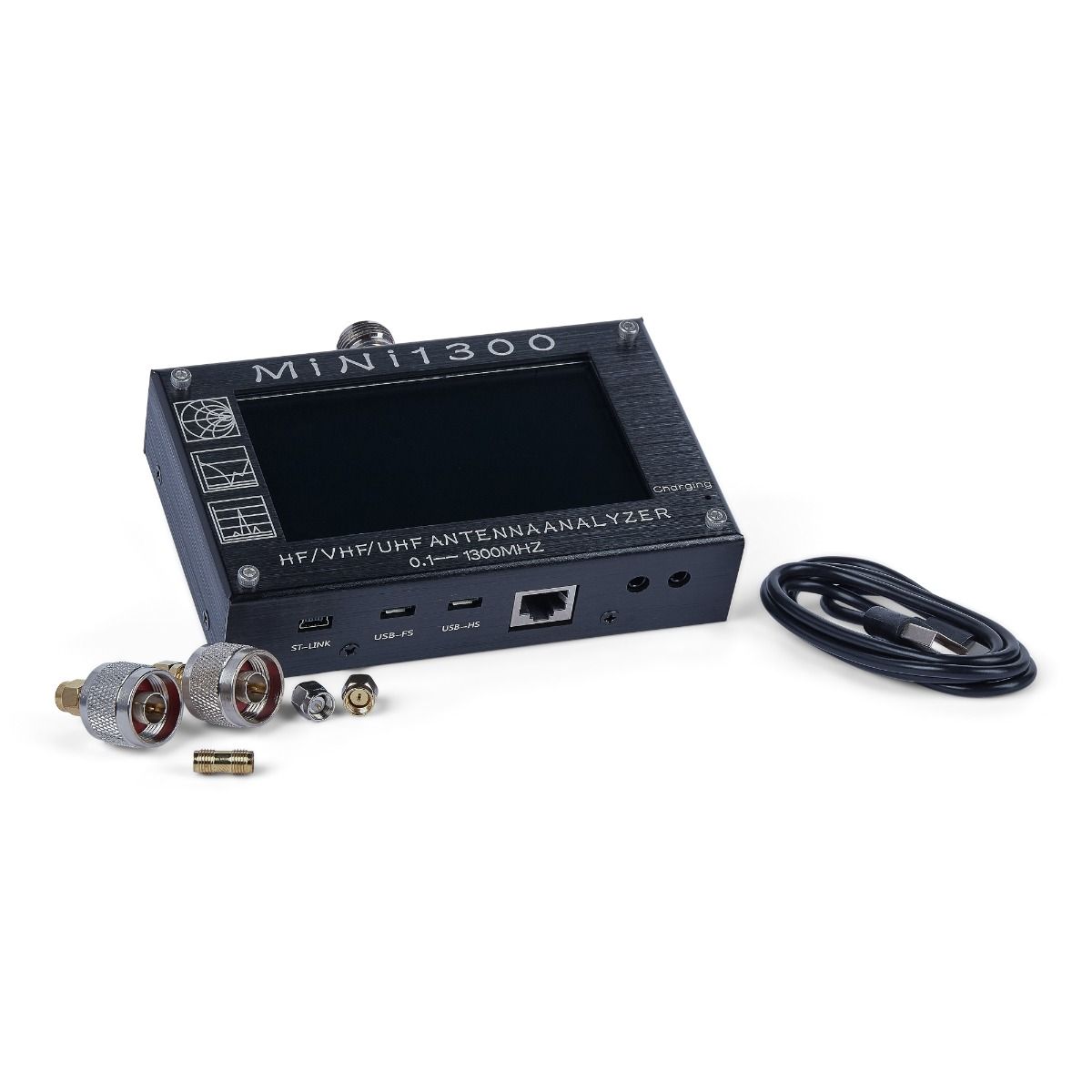 Mini-1300 antenna analyser with 4.3-inch touchscreen