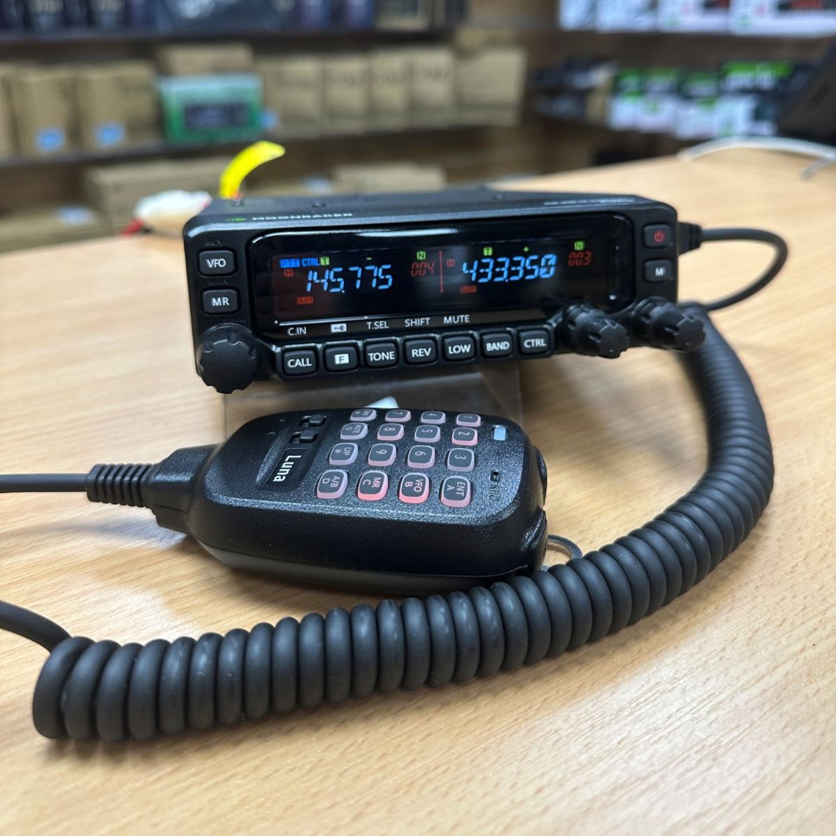 Moonraker Luna Dual Band Mobile Transceiver – 70W VHF/55W UHF, UK Repeaters Pre-Programmed