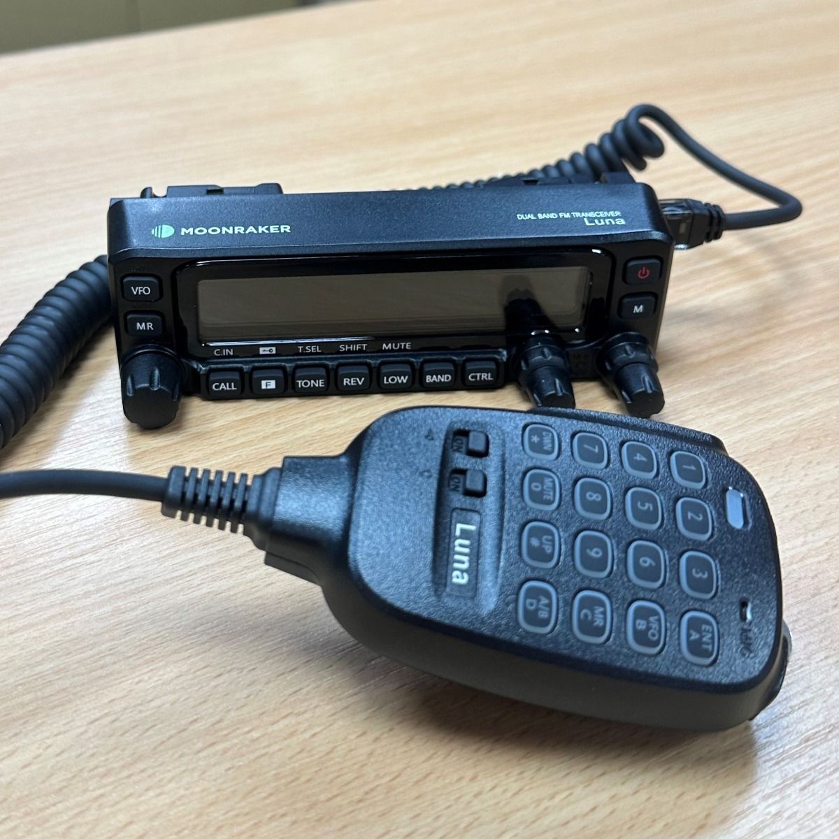 Moonraker Luna Dual Band Mobile Transceiver – 70W VHF/55W UHF, UK Repeaters Pre-Programmed