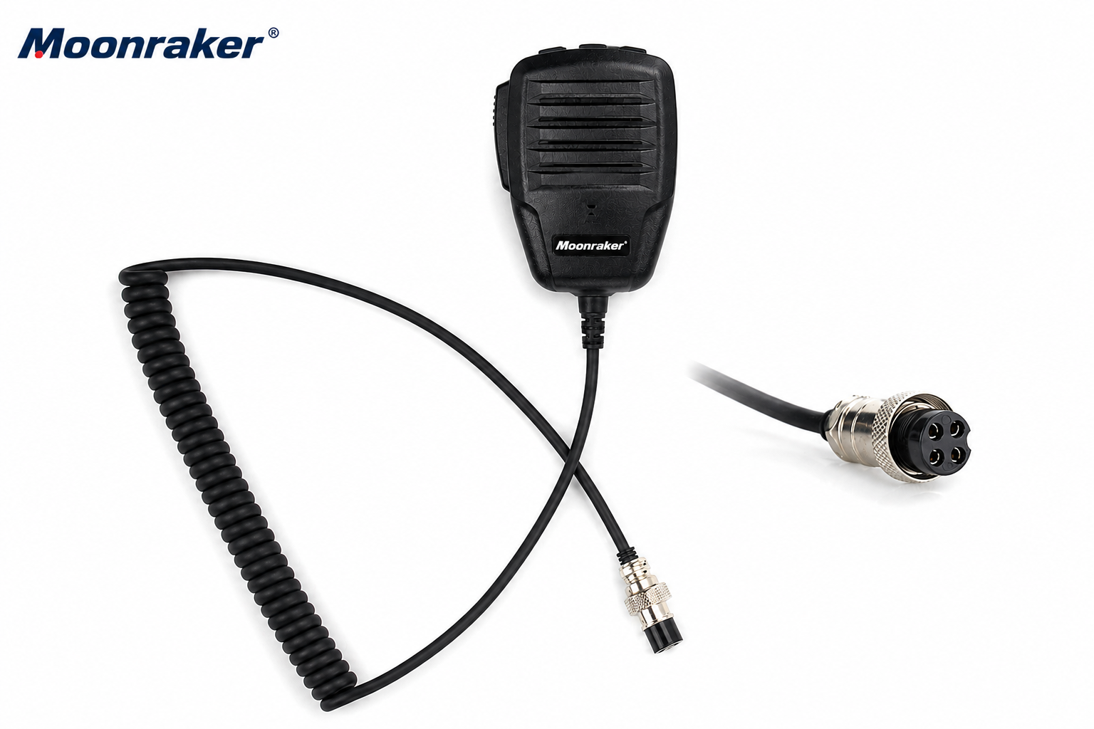 Moonraker Triton hand microphone and connectors