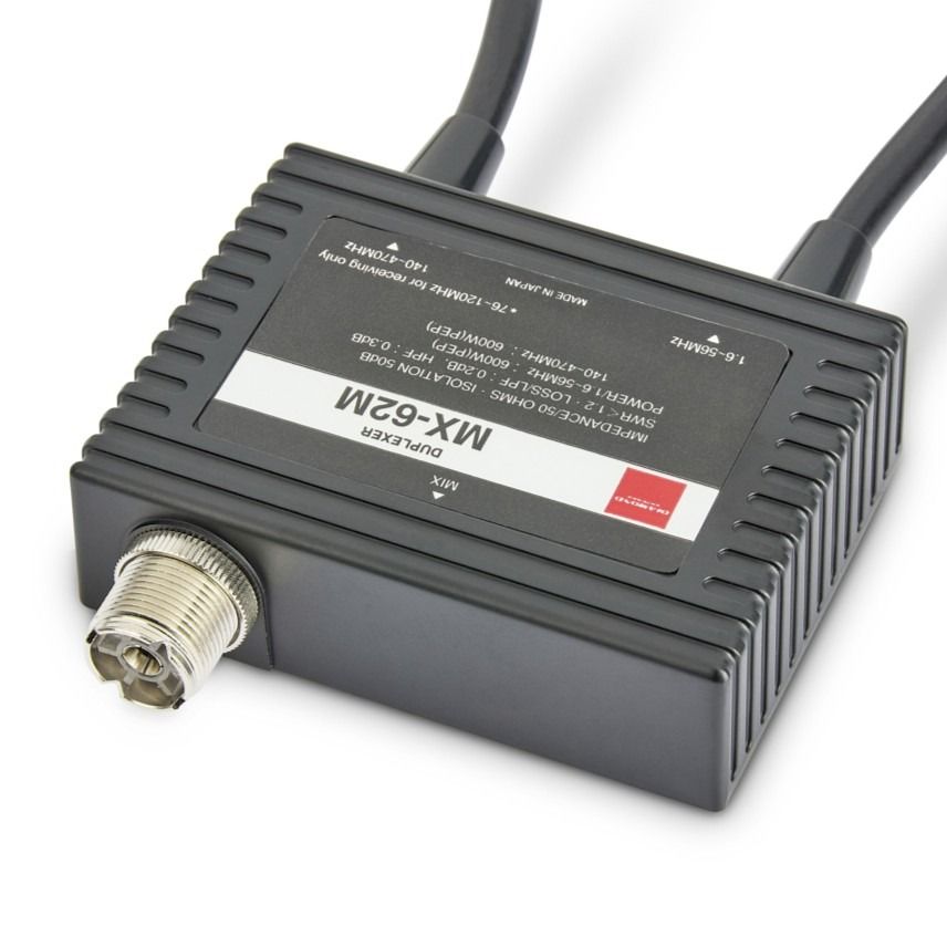 Diamond MX-62M Duplexer 1.6–56MHz / 76–470MHz - 76–120MHz RX Only