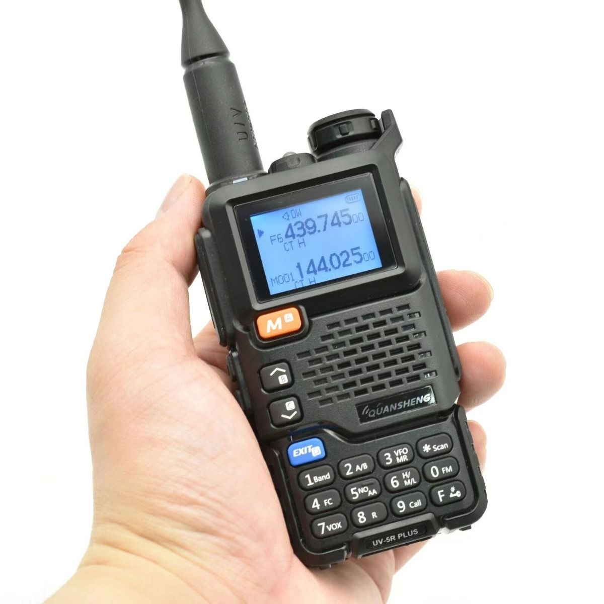 Quansheng UV-5R Plus Handheld Ham Radio – Dual Band 2m/70cm 5W
