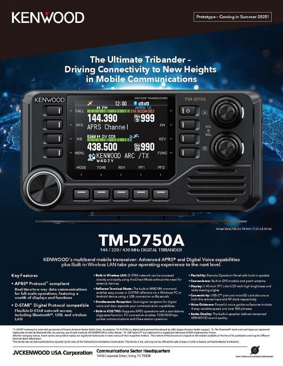 KENWOOD TM-D750