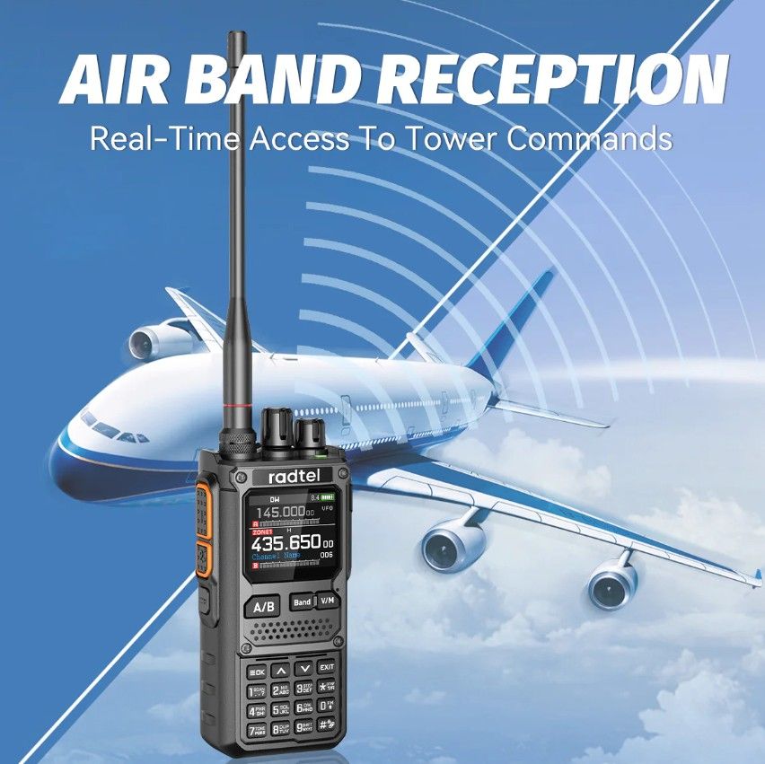 Radtel RT-920 Dual Band Handheld with Wideband RX Walkie Talkie