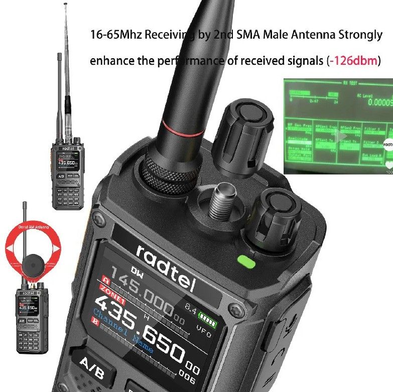 Radtel RT-920 Dual Band Handheld with Wideband RX Walkie Talkie