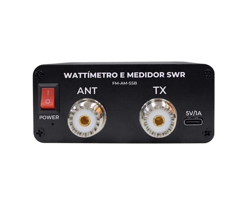 SWR-777 Digital SWR & Power Meter 1.8-250MHz, 0.5-210W, USB-C, Audible SWR Alert