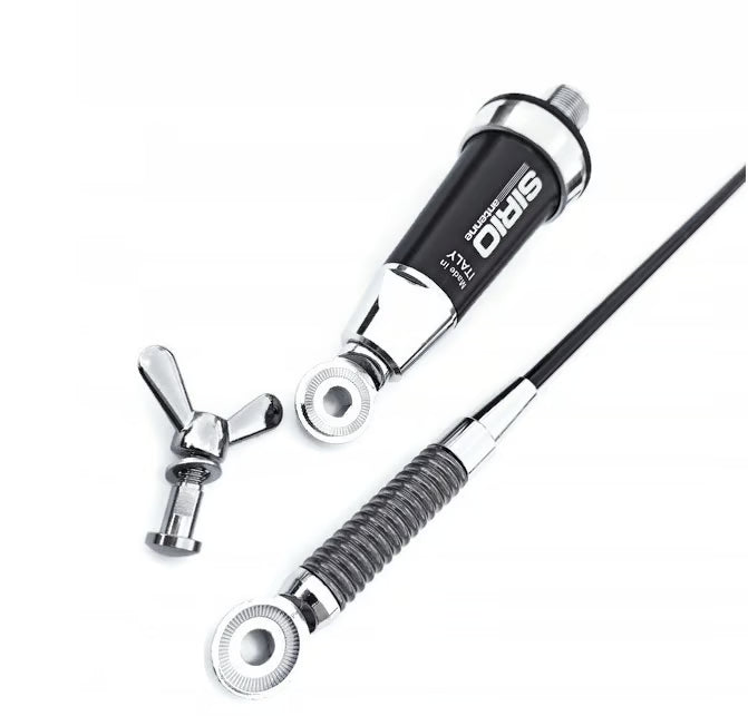 Sirio GL-27 No Ground - Mobile CB Antenna (With Mirror Mount)