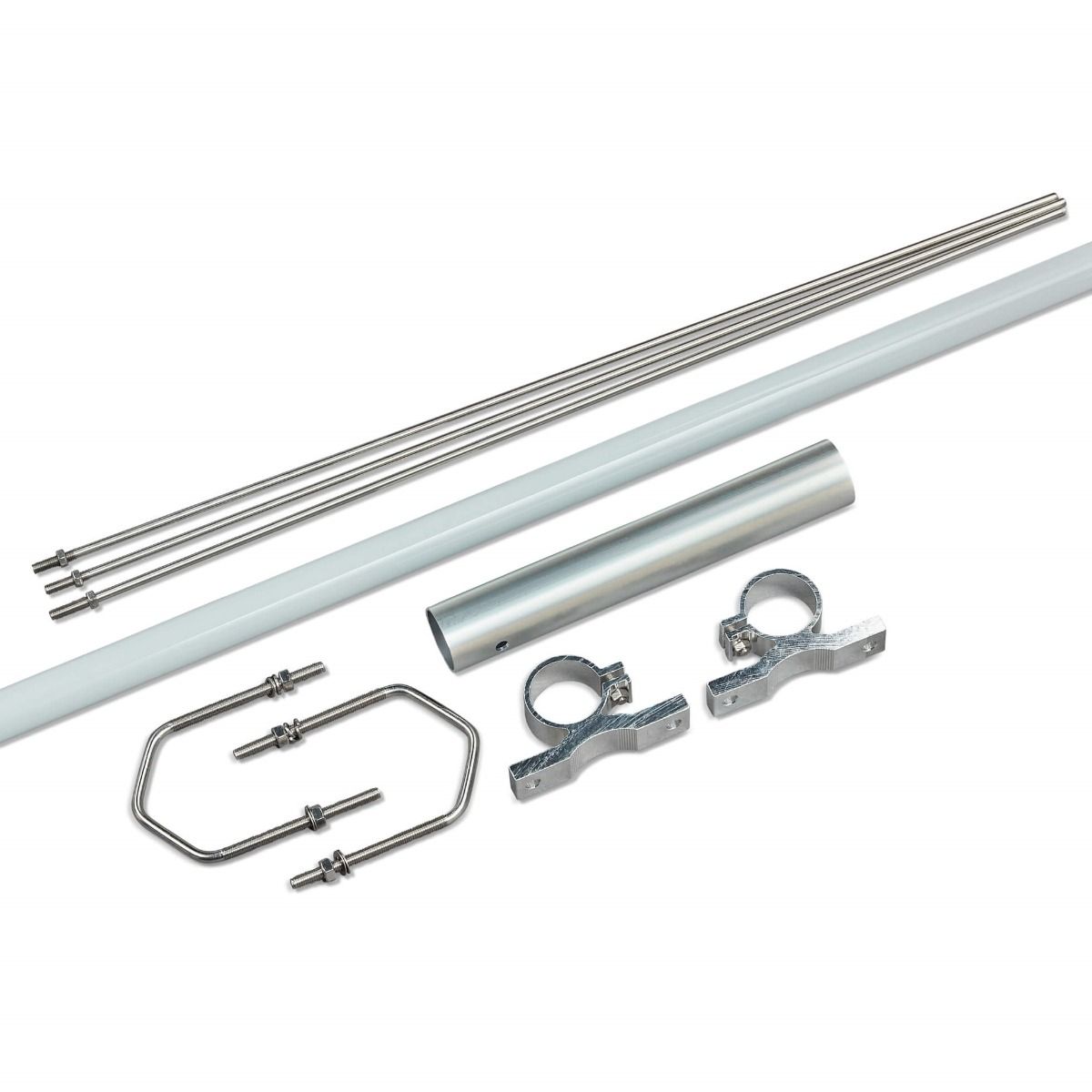 Moonraker SQBM412 4m Band 70MHz Ham Base Antenna, 100W, 3dB Gain, 1/2 Wave, Pre-Tuned