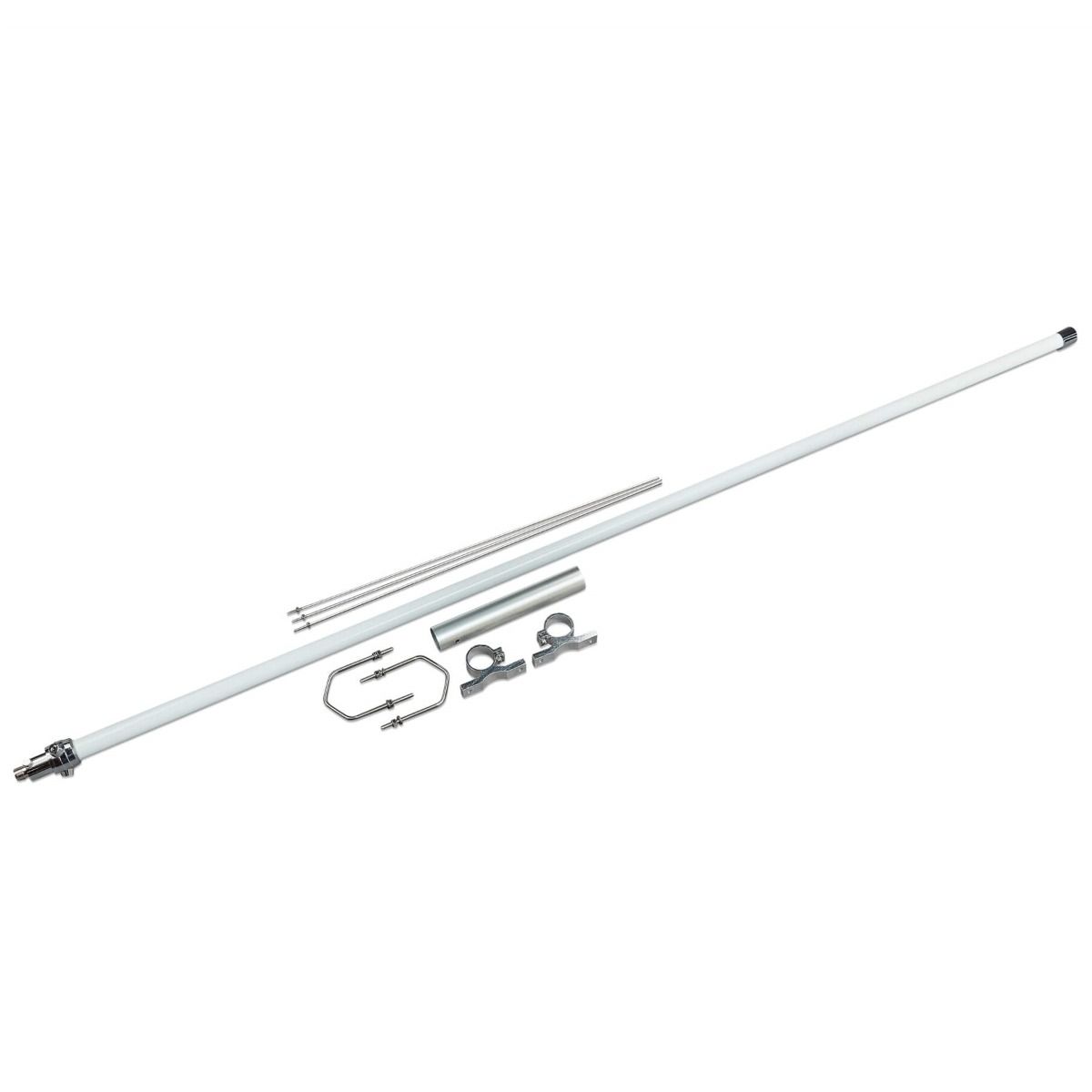 Moonraker SQBM412 4m Band 70MHz Ham Base Antenna, 100W, 3dB Gain, 1/2 Wave, Pre-Tuned