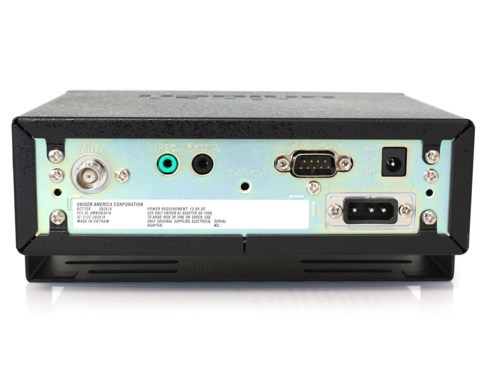 Uniden BCT15X Desktop Mobile Scanner TrunkTracker III, Close Call & 9000 Channels