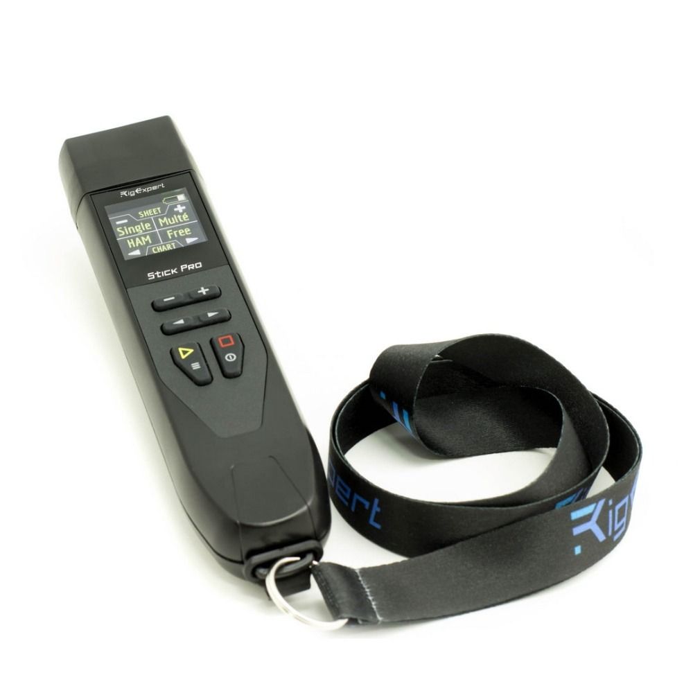 RigExpert Stick Pro Antenna & Cable Analyser 0.1-600 MHz, 16hr Battery, Bluetooth